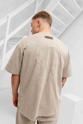 Cou7ure Essentials Classic Logo T-Shirt Heren Lichtbruin - Maat S - Kleur: Lichtbruin | Soccerfanshop