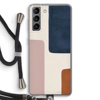 Geo #5: Samsung Galaxy S21 Transparant Hoesje met koord