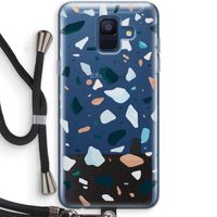 Terrazzo N°13: Samsung Galaxy A6 (2018) Transparant Hoesje met koord