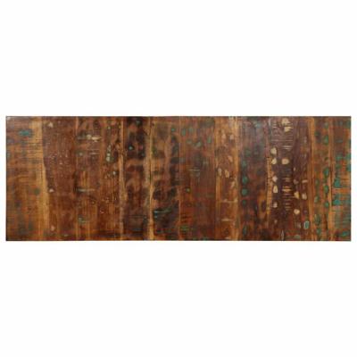 Hoofdbord 140 cm massief gerecycled hout meerkleurig