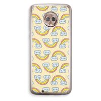 Regenboog: Motorola Moto G6 Transparant Hoesje Regenboog: Motorola Moto G6 Transparant Hoesje