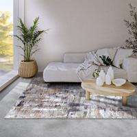 Vloerkleed Malard Antraciet Goud 80x150 Cm Laagpolig Elle Decoration - Dekbed-Discounter.nl