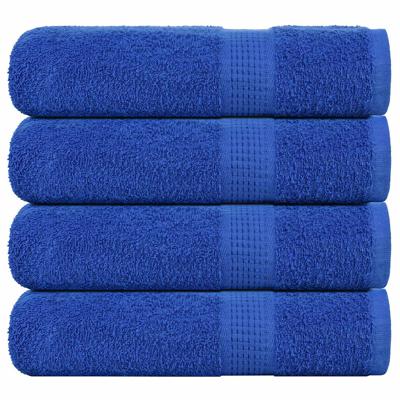VidaXL Handdoeken 4 st 50x100 cm 360 g/m² 100% katoen blauw