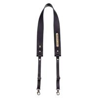 The Hantler Camera Neck strap Classic black / Brass