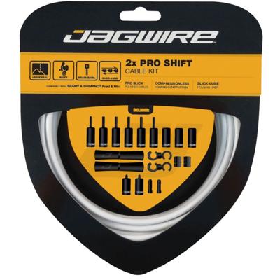 JAGWIRE 2x pro shift kit - white