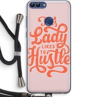 Hustle Lady: Huawei P Smart (2018) Transparant Hoesje met koord