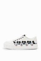 Sneakers met plateauzool en Mickey Mouse - WHITE - 41
