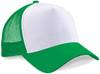 Beechfield CB640 Snapback Trucker - Pure Green/White - One Size