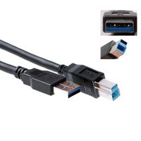 ACT SB0003 USB 3.0 A-male/USB B-male | 3 meter