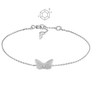 Fossil JFS00620040 Armband Butterfly zilver-zirconia zilverkleurig-wit