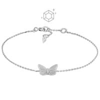 Fossil JFS00620040 Armband Butterfly zilver-zirconia zilverkleurig-wit