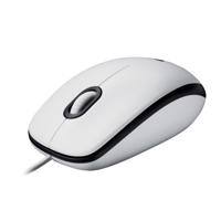 Logitech M100 Muis Kabelgebonden Optisch Wit 3 Toetsen 1000 dpi