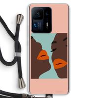 Orange lips: Xiaomi Mi Mix 4 Transparant Hoesje met koord