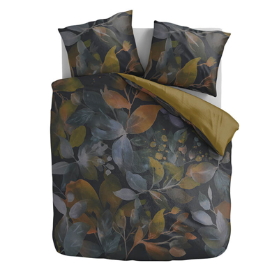 Sale: -50% | Dekbedovertrek Katoen-Satijn - Dreamscape - Eenpersoons (140x200 Cm) - Meerkleurig Katoen-satijn Katoen - Bloemen - Presence - Dekbed-Discounter.nl