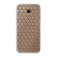 Poop emoji: Samsung Galaxy J4 Plus Transparant Hoesje