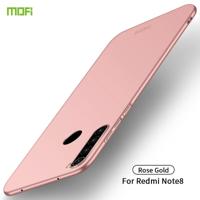 Voor Xiaomi RedMi Note8 MOFI Frosted PC ultradun hard case (Rose goud)