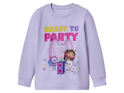 Kinder longsleeve Gabby's Poppenhuis (Lila, 122/128)