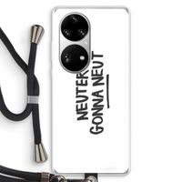 Neuters: Huawei P50 Pro Transparant Hoesje met koord