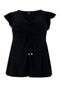 Yoek Top | Zwart | Maat 58/60