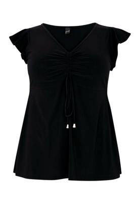 Yoek Top | Zwart | Maat 54/56