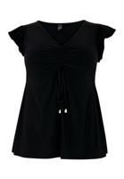 Yoek Top | Zwart | Maat 58/60