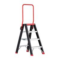 Altrex dubbel oploopbare trap - Taurus - TDO 4 - max. werkhoogte 2,95 m - 2 x 4 treden