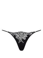 Kiki de Montparnasse Giselle Chantilly-lace G-string - Noir