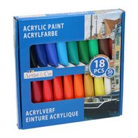 Acrylverf, 18dlg.