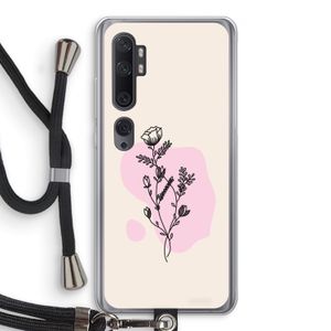 Roses are red: Xiaomi Mi Note 10 Pro Transparant Hoesje met koord