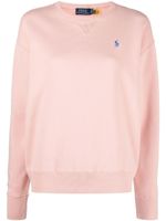 Polo Ralph Lauren sweat à motif Polo Pony brodé - Rose