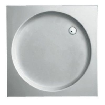 Plieger Luxury douchebak acryl vierkant 90x90x18.5cm wit 11002031906101