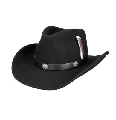 Stetson Stetson Nogales Western Woolfelt Hat Black-61 / XL