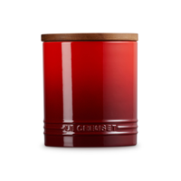 LE CREUSET - Signature - Voorraadpot 1,10l met houten deksel Kersenrood