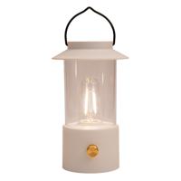 Camping tafellamp/lantaarn Darcy - wit - 24 cm - dimbaar - draadloos/oplaadbaar USB - buiten Camping tafellamp/lantaarn Darcy - wit - 24 cm - dimbaar - draadloos/oplaadbaar USB - buiten