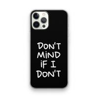 Don't Mind: iPhone 12 Pro Transparant Hoesje