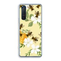 No flowers without bees: Sony Xperia 5 II Transparant Hoesje