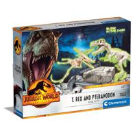 Clementoni Jurassic World T-Rex & Pteranodon Graafset - thumbnail