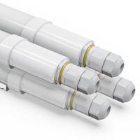 Set van 4 - R-Series Pro - LED TL-armatuur 150cm - IP65 waterdicht - 48 watt - 6720 lumen - 6500K - Koppelbaar - IK07 - Flikkervrij - R-Series Tri-Proof - 2 jaar garantie