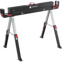 TOOLCRAFT TO-10311630 Werkbok Staal Opklapbaar, In hoogte verstelbaar 590 kg (b x d) 1157 mm x 687 mm 9.75 kg 1 stuk(s)
