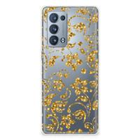 OPPO Reno 6 Pro Plus 5G | TPU Case | Gouden Bloemen