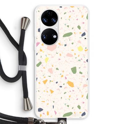 Terrazzo N°21: Huawei P50 Transparant Hoesje met koord
