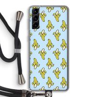 Bananas: Samsung Galaxy S21 Plus Transparant Hoesje met koord