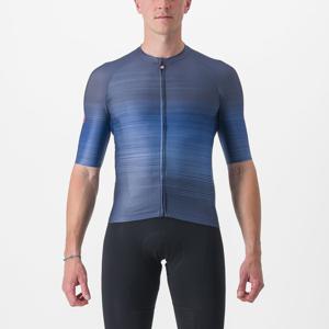 Castelli Aero race 6.0 korte mouw fietsshirt blauw heren M