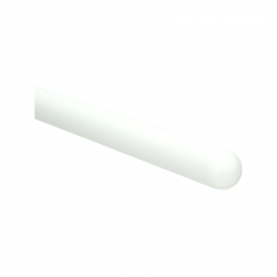 Trapleuning wit gegrond rond 40 mm 180 cm