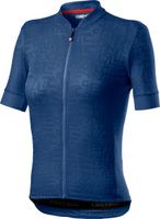 Castelli Promessa Jaquard SS fietsshirt blauw dames S