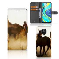Xiaomi Redmi Note 9 Pro | Note 9S | Telefoonhoesje | Met pasjeshouder | Design Cowboy