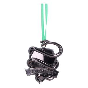 Harry Potter Hanging Tree Ornament Slytherin Crest (Silver) 6 Cm