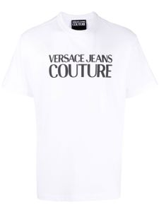 Versace Jeans Couture t-shirt en coton à logo imprimé - Blanc