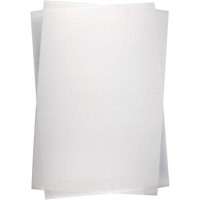 Creativ Company Vellen krimpfolie, vel 20x30 cm, dikte 0,3 mm, transparant glans, 100 vel/ 1 doos