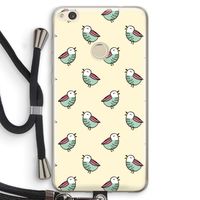 Vogeltjes: Huawei Ascend P8 Lite (2017) Transparant Hoesje met koord